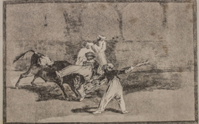Francisco de GOYA (1746-1828), 'Corrida de toros' / 'A bullfight',...