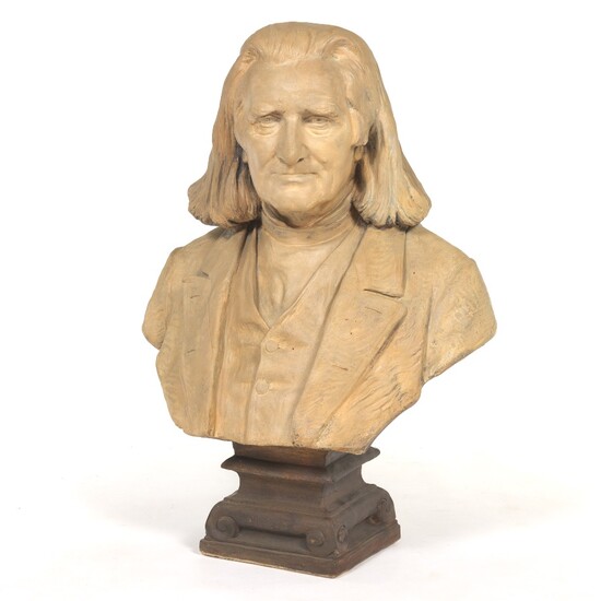 Franz Liszt Ceramic Bust