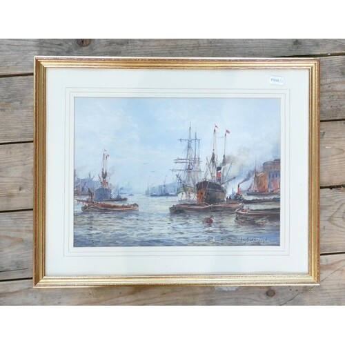 Frederick William Scarborough watercolour titled Woolwich Re...