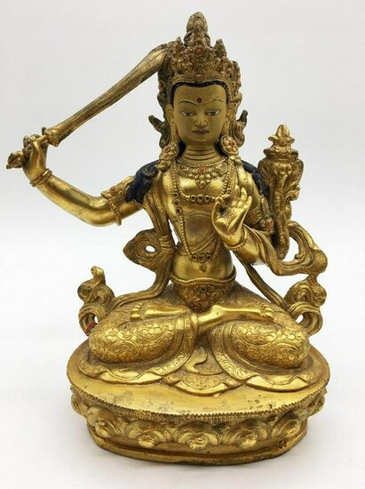 Gilt Bronze Figure of a Buddha