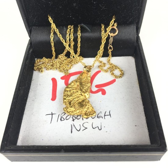 Gold Nugget Necklace, Tipoborough