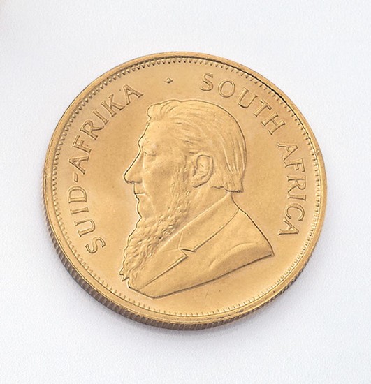 Gold coin, Krugerrand, South Africa, 1979 ,...