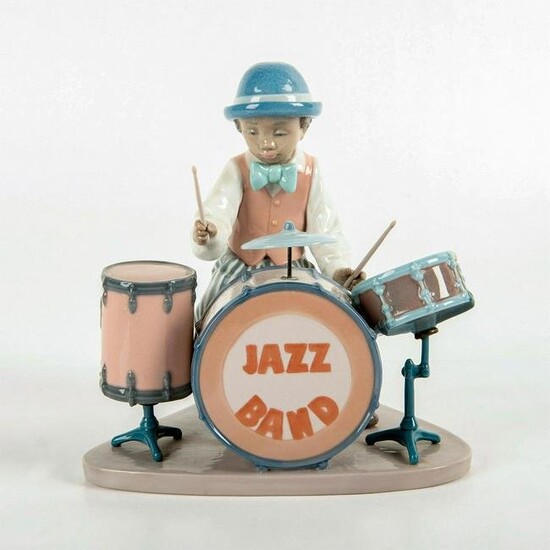 Jazz Drums 1005929 - Lladro Porcelain Figurine