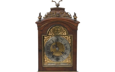 NOT SOLD. Jens Villadsen Bundgaard: A Danish miniature table clock with later movement. The case mid-18th century and movement late 19th century. – Bruun Rasmussen Auctioneers of Fine Art