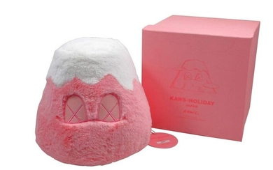 KAWS Holiday Japan Mount Fuji Plush Pink With Box