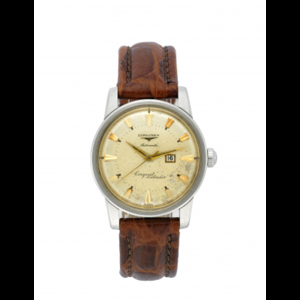 LONGINES Gent's steel wristwatch 1970s Dial, movement and case...