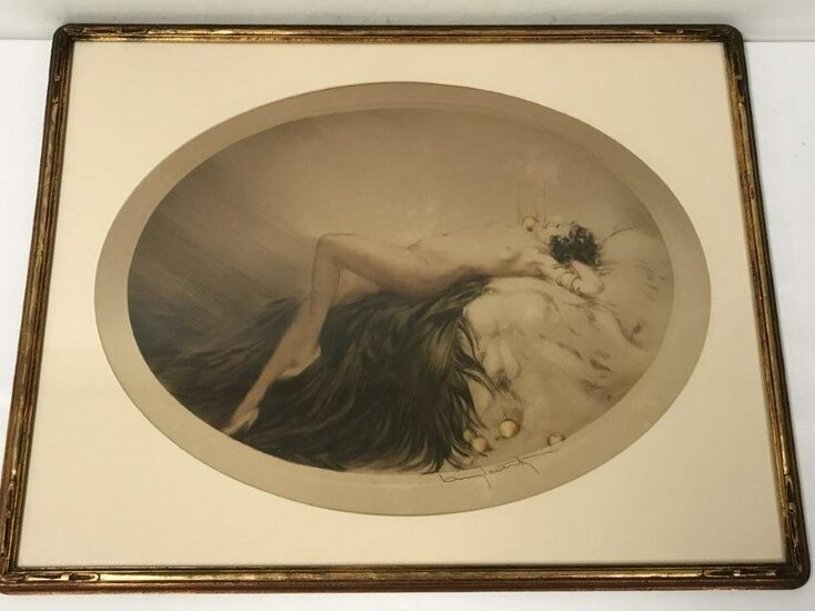 LOUIS ICART, DRYPOINT ETCHING & AQUATINT, "EVE"