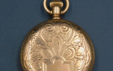 Ladies Hunter case pocket watch. 19th century.