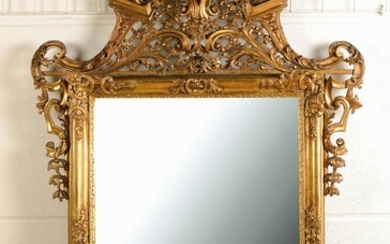 Large Baroque Mirror, German, around 1760/70, wooden...