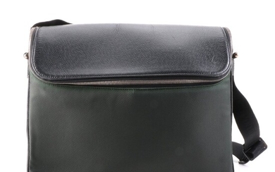 Louis Vuitton Taimyr Messenger Bag in Nylon Canvas and Taïga Leather