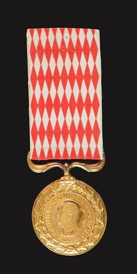 MONACO Médaille d’Honneur, instituée en 1894 Médai…