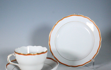 Meissen, 3-piece place setting, “Coral”, choice of 3.
