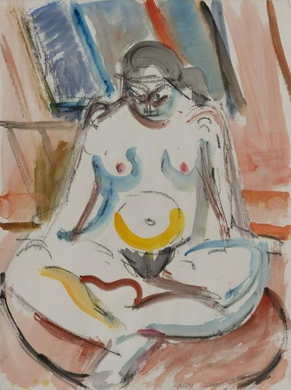 Michael Loew - Seated White Nude