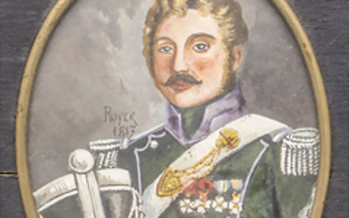 Miniatur Porträt eines Generals / A miniature portrait of a...