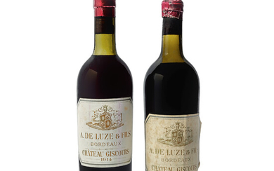 Mixed 1914 & 1916 Château Giscours (A. De Luze)