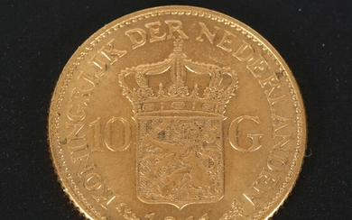 Nederland - Gouden 10 Gulden, Wilhelmina 1911