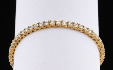Nina Rossini Gold Vermeil & CZ Tennis Bracelet