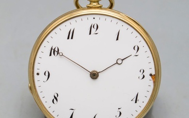 Offene Taschenuhr / An 18 ct gold open face pocket watch, Martin & Marchinville, Geneve/Genf,...