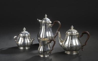 Tea and coffee set in the form of a baluster...