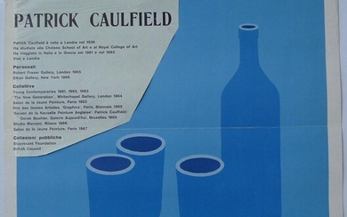 Patrick Caulfield silk screen poster for Marconi, 1966.