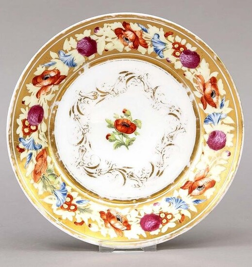 Plate, France, w. Paris, 19th