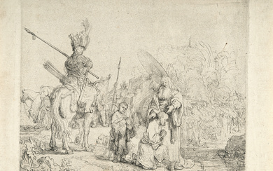 Rembrandt Harmensz. van Rijn (1606 Leiden - Amsterdam 1669) – The baptism of the Eunuch