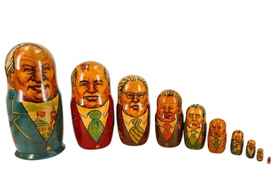 Russian "Chairman Of The Soviet Union" Large Matryoshka Doll