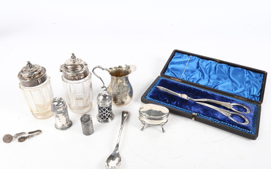 SILVER AND PLATED WARE (QTY).