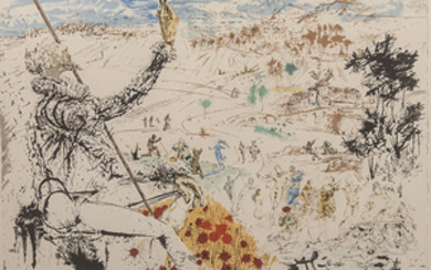 Salvador DALI (1904-1989), 'Don Quichotte de Cervantes', 1981