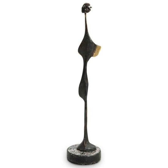 Signed Abstract Figural Bronze