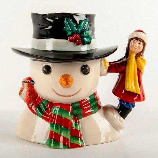 Snowman with Little Girl Handle D7241 - Royal Doulton