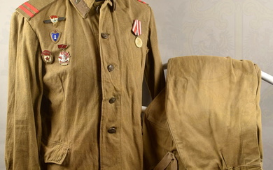 Soviet Army uniform NCO of the tank troops