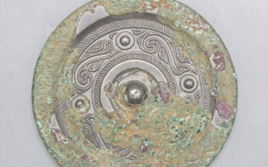 Spiegel / A bronze mirror, China, wohl Han-Dynastie (206 v.Chr.-...
