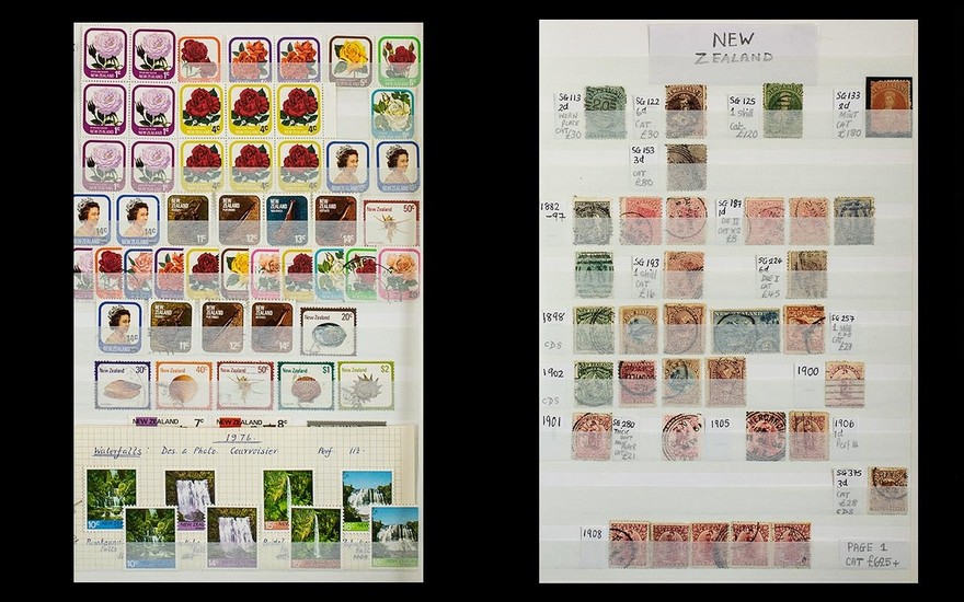 Stamp Interest - Extensive New Zealand collection from 1864 ...