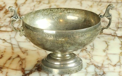 Tiffany & Co. sterling silver bowl with handles, marked " TIFFANY & Co. MAKERS STERLING SILVER