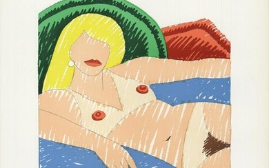 Tom Wesselmann - Shiny Nude - 1977 Serigraph 8" x 8"