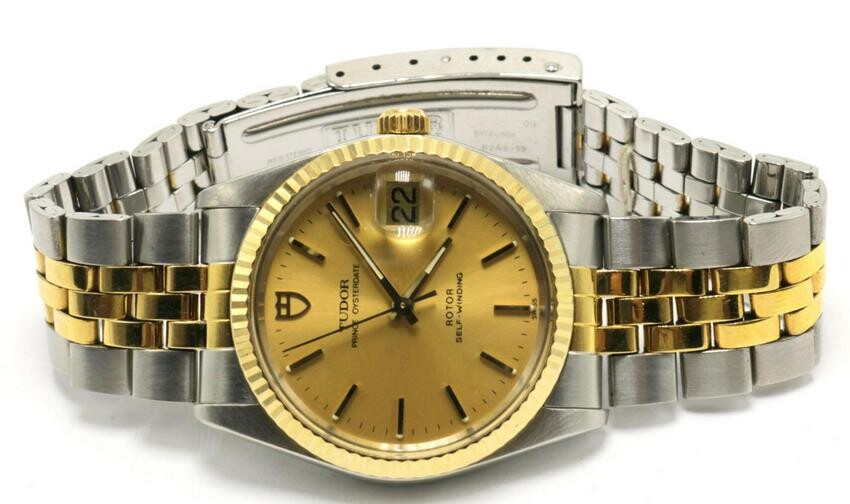 Tudor "Prince" 14Kt & Stainless Steel Watch