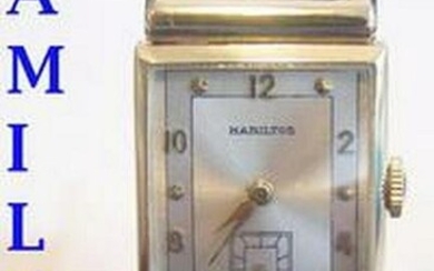 Vintage 14k Gold HAMILTON Winding Watch 1950 Cal 982*
