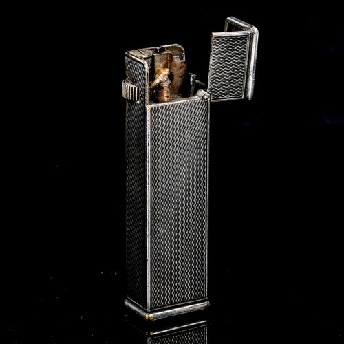 Vintage Dunhill pocket lighter, Cartier licence patent no. 4...