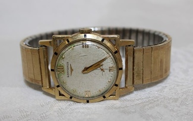 Vintage Longines 14kt yellow gold men's watch
