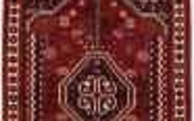 Vintage Style Farmhouse Boho Decor 34X5 Tribal Oriental Rug Hand-Knotted Carpet
