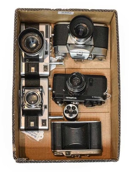 Voigtlander Cameras Bessamatic CS with Color-Skopar f2.8 50mm lens;...
