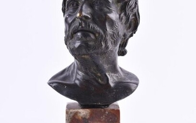 anonymous artist of the 18th/19th century | anonymous artist of the 18th/19th ct,"Portrait bust of Seneca"_x000D_