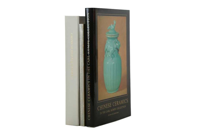THREE CHINESE ART REFERENCE BOOKS. Comprising: Chinese Ceramics in...