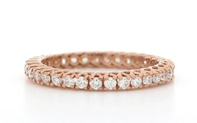 18 kt. Pink gold - Ring - 1.29 ct Diamonds