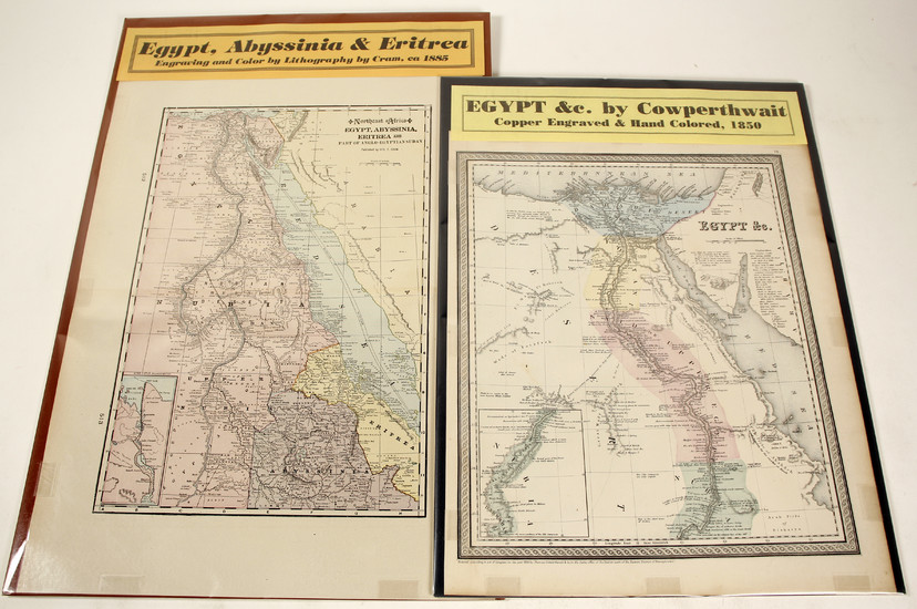 2 Egypt Maps #63112