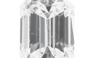 2.08 ct Diamond Shape: Emerald-cut Dimensions: 8.56 x 6.14...