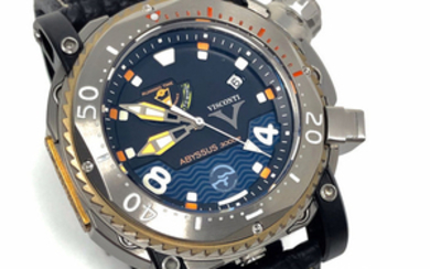 Visconti - Abyssus Pro Dive 3000M Titanium Diver Watch - W108-02-132-1408 - Men - NEW