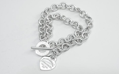 Return to Tiffany Heart Tag Toggle NecklaceSilver - Necklace