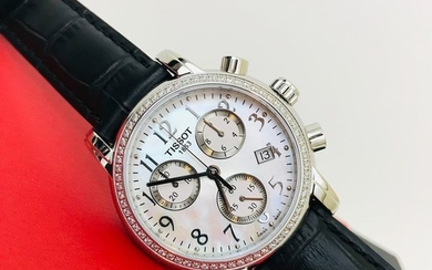Tissot - T-Classic Dressport Chronograph Diamond Watch - T050.217.16.112.01 - Women - 2019